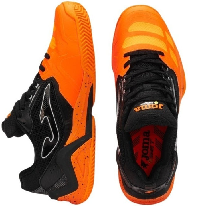 Zapatillas de Padel Joma Set 2508 Naranja Negro