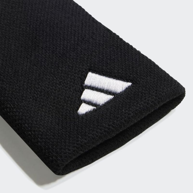 Muñequeras Adidas Negro Grande 2 Unidades