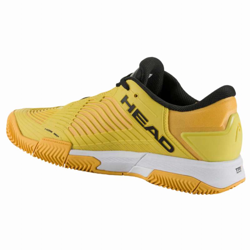 Zapatillas de Padel Head Revolt Pro 4.5 Clay Banana Negro