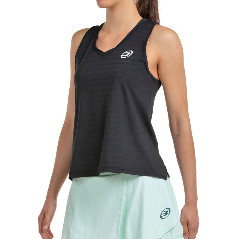 Camiseta Bullpadel Adies Negro Bicolor