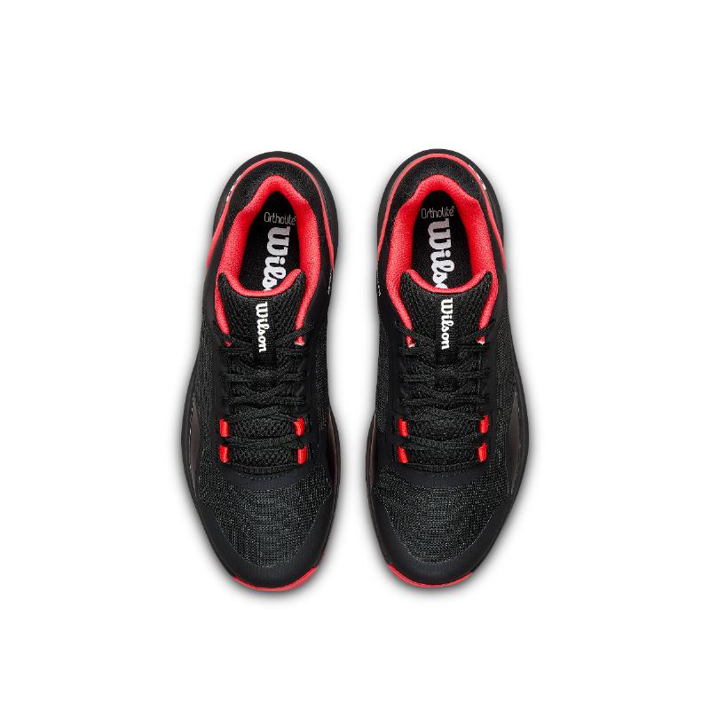 Zapatillas de Padel Wilson Hurakn Pro V2 Negro Rojo Blanco