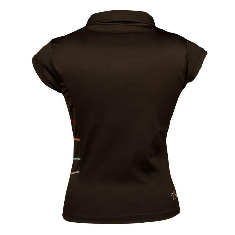 Polo Varlion M/C MD13W02 Negro Mujer
