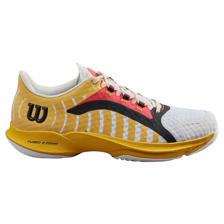 Zapatillas de Pádel de Pádel Wilson Hurakn Pro Blanco Oro Coral