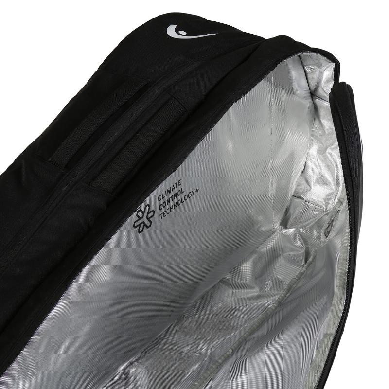 Raquetero Head Tour L Negro Blanco