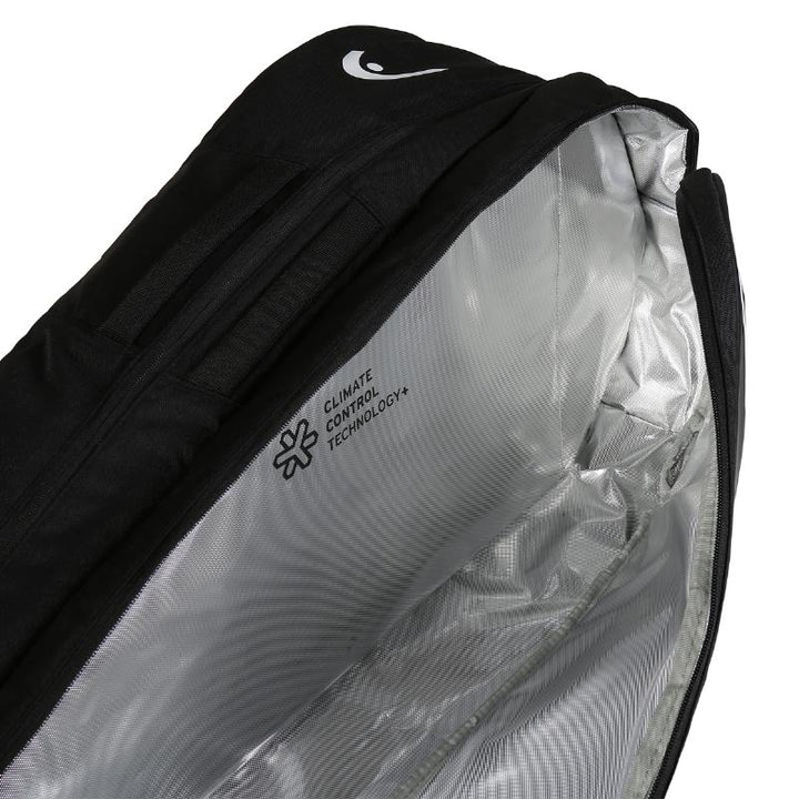 Raquetero Head Tour L Negro Blanco