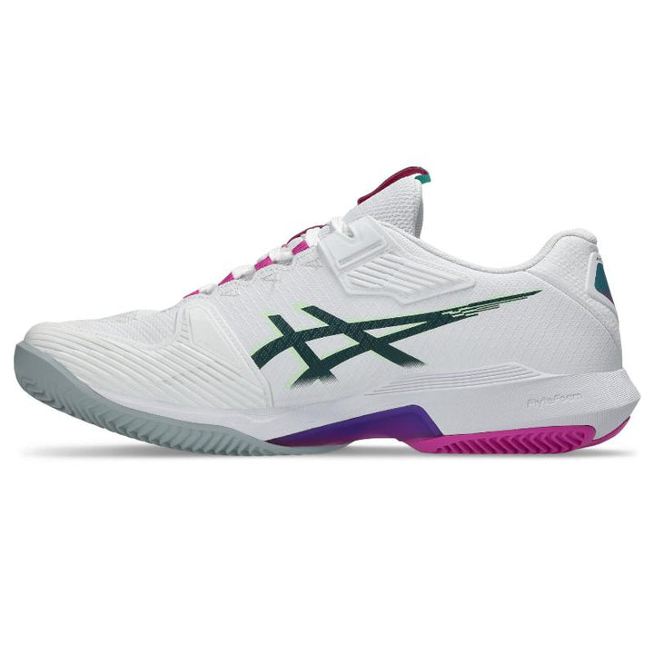 Zapatillas de Padel Asics Solution Speed FF 4 Clay Blanco Rosa