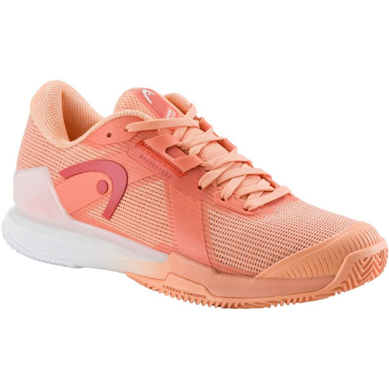 Zapatillas de Pádel de Pádel Head Sprint Pro 4.0 Clay Coral Blanco Mujer