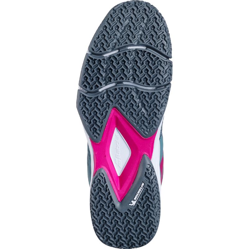 Zapatillas de Pádel de Pádel Babolat Sensa Azul Atlantico Blanco Mujer