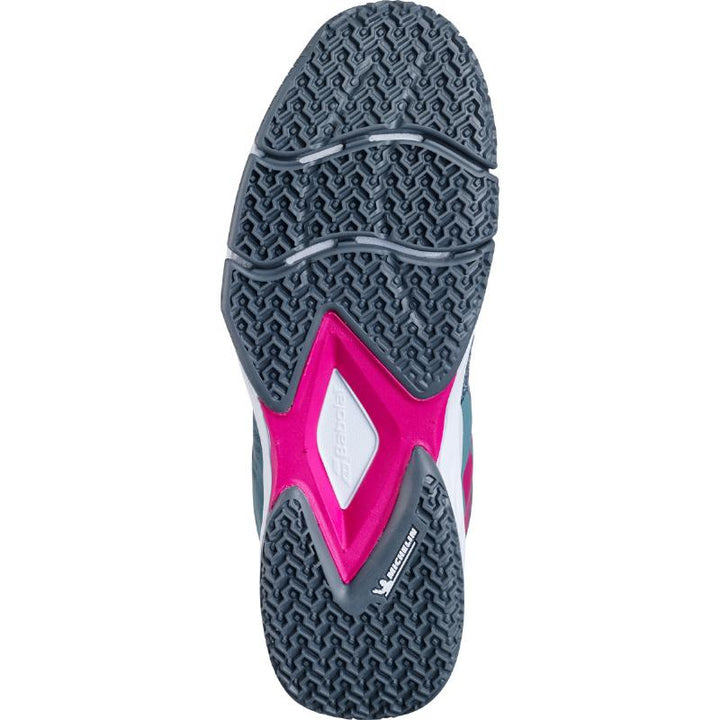 Zapatillas de Pádel de Pádel Babolat Sensa Azul Atlantico Blanco Mujer