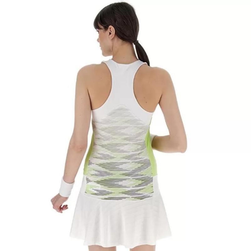 Vestido Lotto Tech I D1 Blanco Verde Intenso