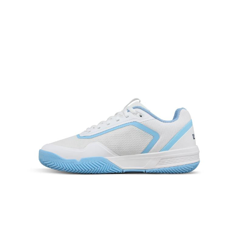 Zapatillas de Pádel de Pádel Wilson Courtglide Blanco Celeste Mujer