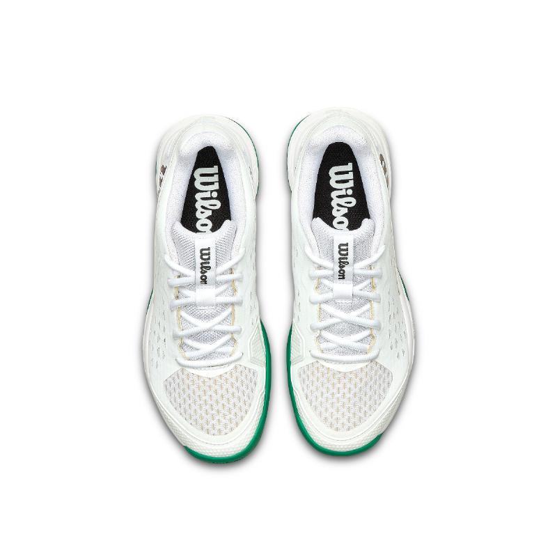Zapatillas de Padel Wilson Rush Pro L Blanco Verde Junior