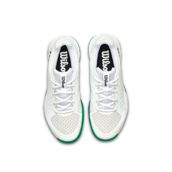 Zapatillas de Padel Wilson Rush Pro L Blanco Verde Junior