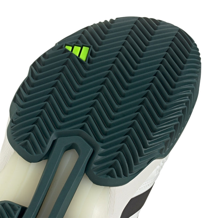 Zapatillas de Pádel de Pádel Adidas CourtJam Control Clay Blanco Negro Verde