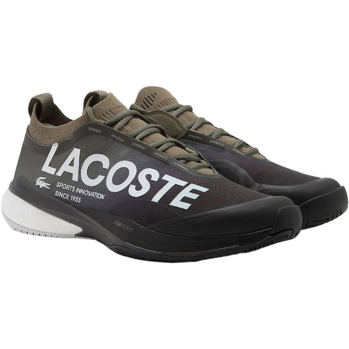 Zapatillas de Pádel de Pádel Lacoste AG-LT25 Lite Kaki Negro
