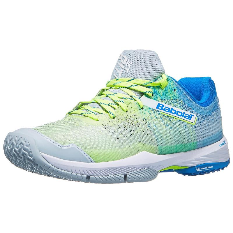 Zapatillas de Padel Babolat Jet Ritma Gris Azufre Mujer