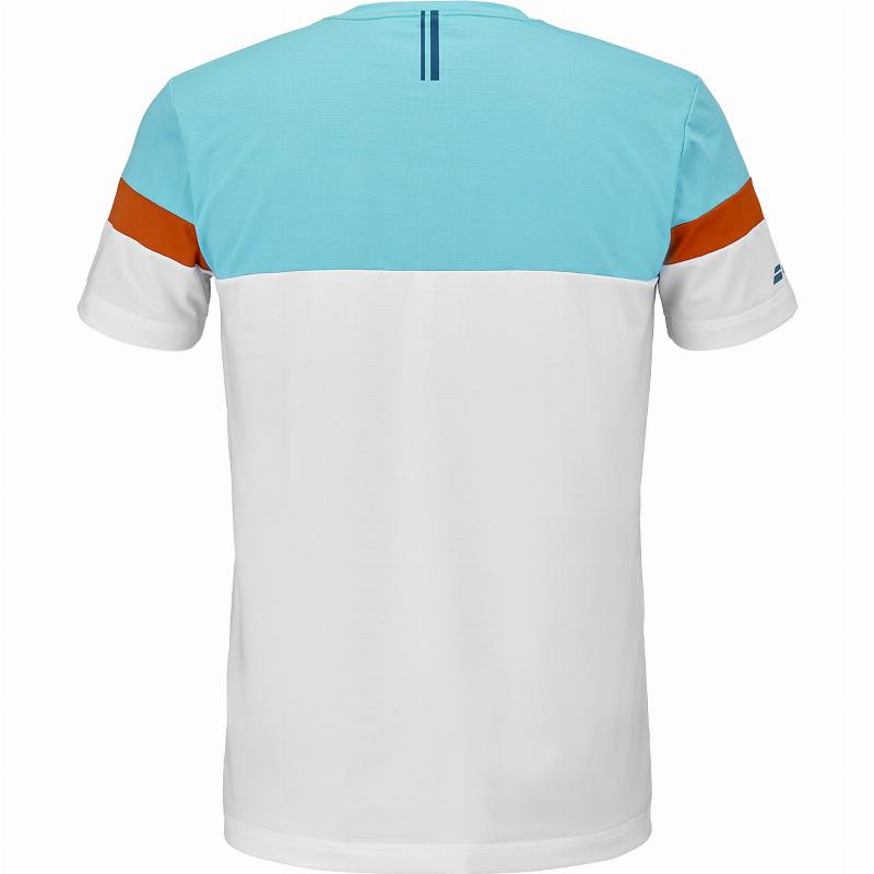 Camiseta Babolat Perf Crew Neck Blanco