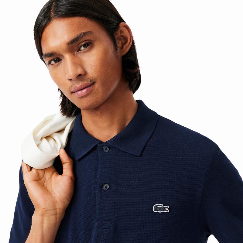 Polo Lacoste Regular Fit Algodon Azul Marino