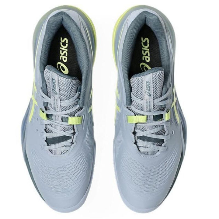 Zapatillas de Padel Asics Gel Resolution X Clay Gris Verde Pistacho