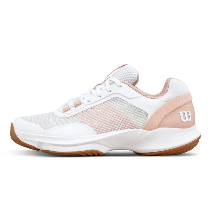 Zapatillas de Padel Wilson Hurakn Pro V2 Blanco Rosa Mujer