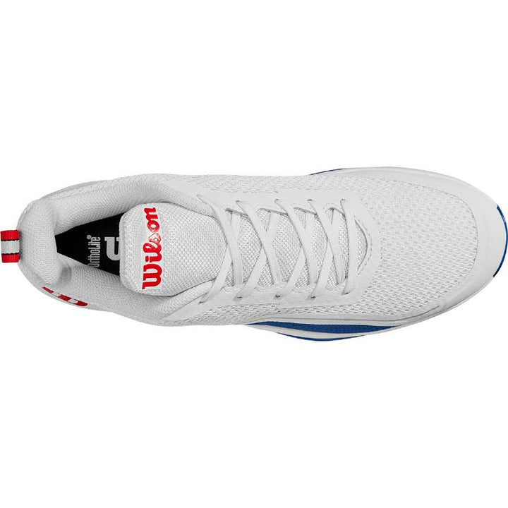 Zapatillas de Padel Wilson Rush Pro Lite Blanco Azul Rojo