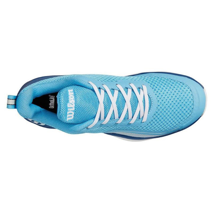 Zapatillas de Padel Wilson Rush Pro Lite Azul Royal Cielo Blanco Mujer