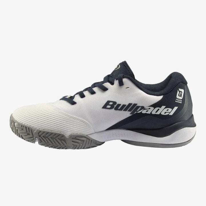 Zapatillas de Pádel de Pádel Bullpadel Paquito Navarro Hack Hybrid Fly 23V Blanco