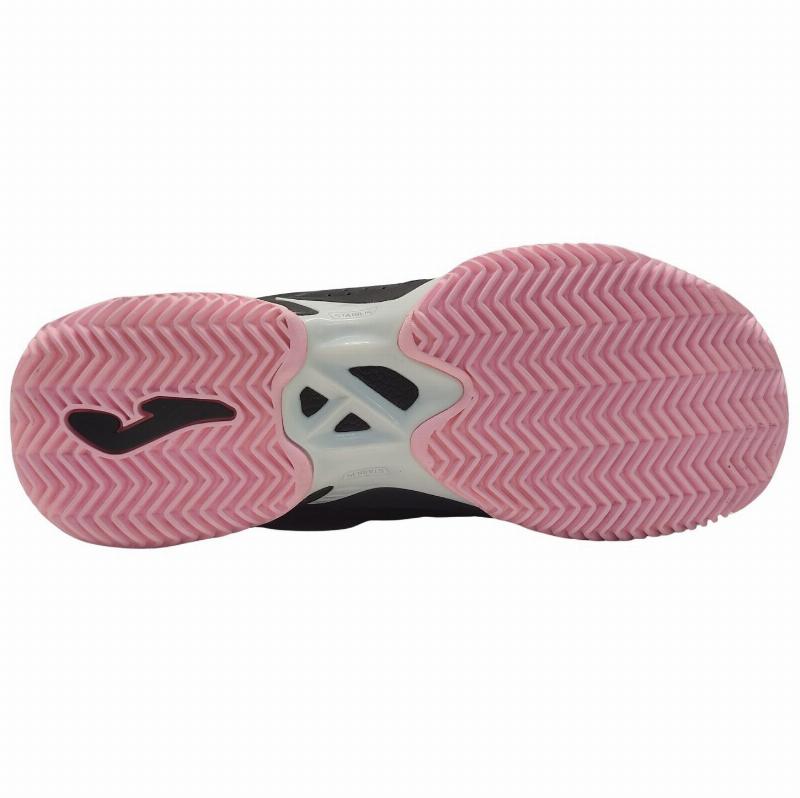 Zapatillas de Padel Joma Set 2101 Negro Rosa Mujer