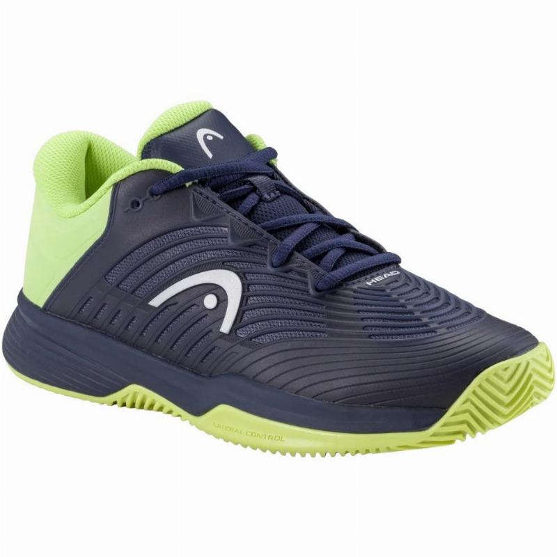 Zapatillas de Pádel de Pádel Head Revolt Pro 4.5 Clay Azul Marino Lima Junior