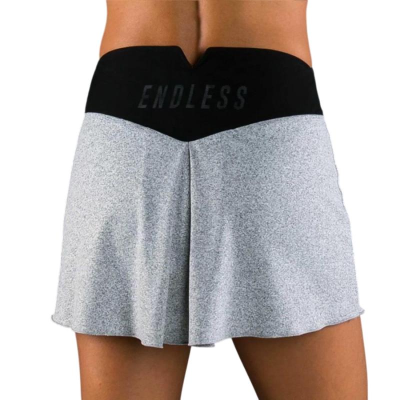 Falda Endless Diamond Gris Chine