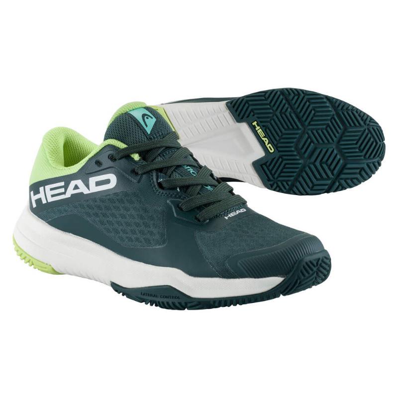Zapatillas de Padel Head Motion Padel Verde Bosque Junior