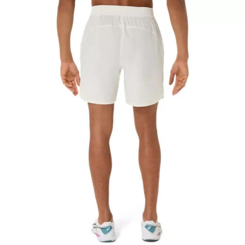 Short Asics Game 7IN Blanco Crema