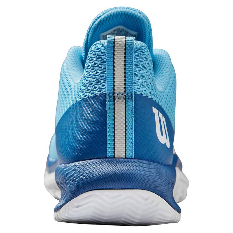 Zapatillas de Padel Wilson Rush Pro Lite Azul Royal Cielo Blanco Mujer