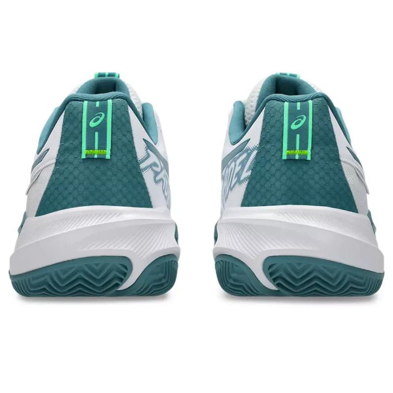 Zapatillas de Padel Asics Gel Challenger 15 Padel Blanco Verde Pino