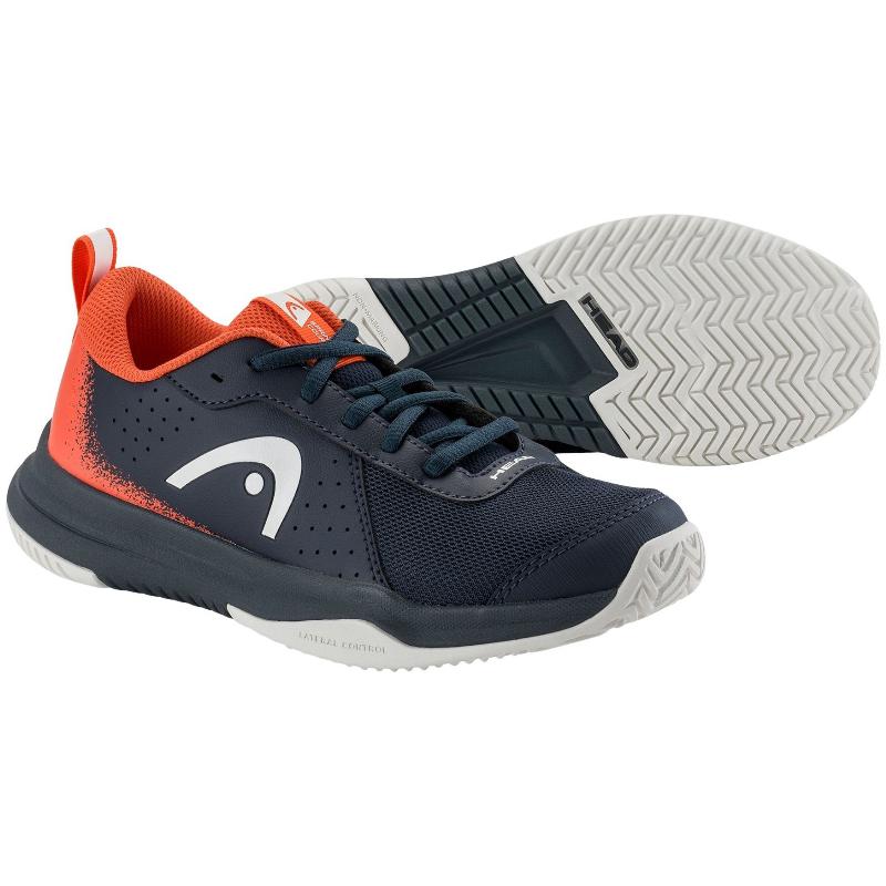 Zapatillas de Padel Head Sprint Court 4.0 Azul Oscuro Rojo Junior