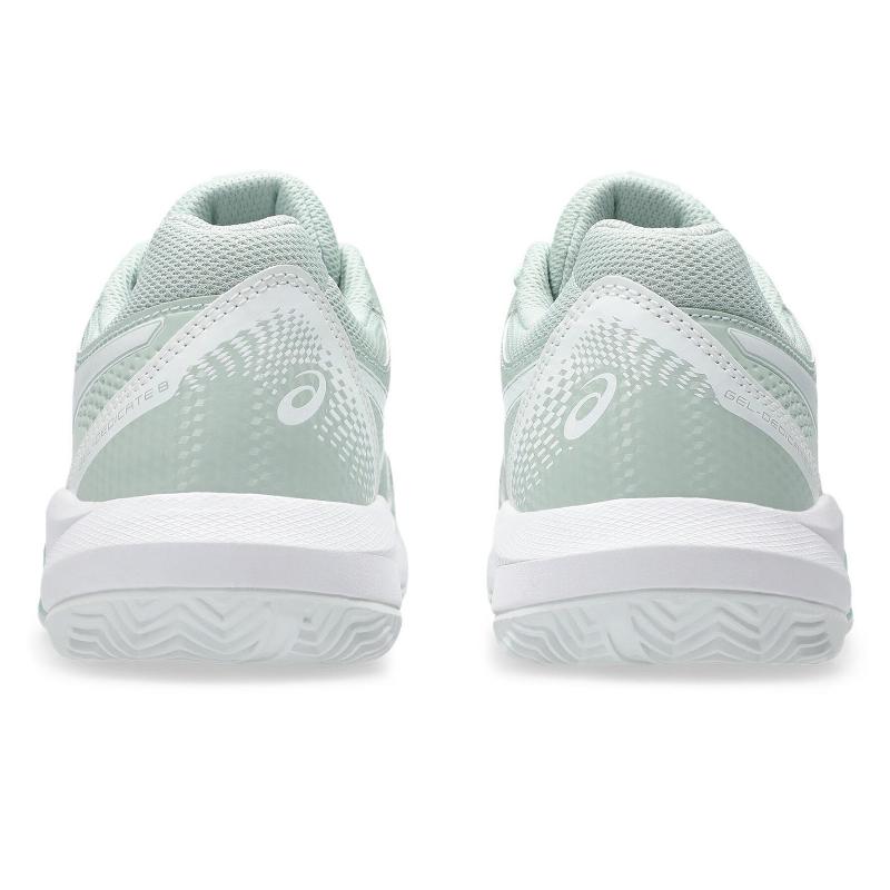 Zapatillas de Padel Asics Gel Dedicate 8 Clay Verde Liquen Blanco Mujer
