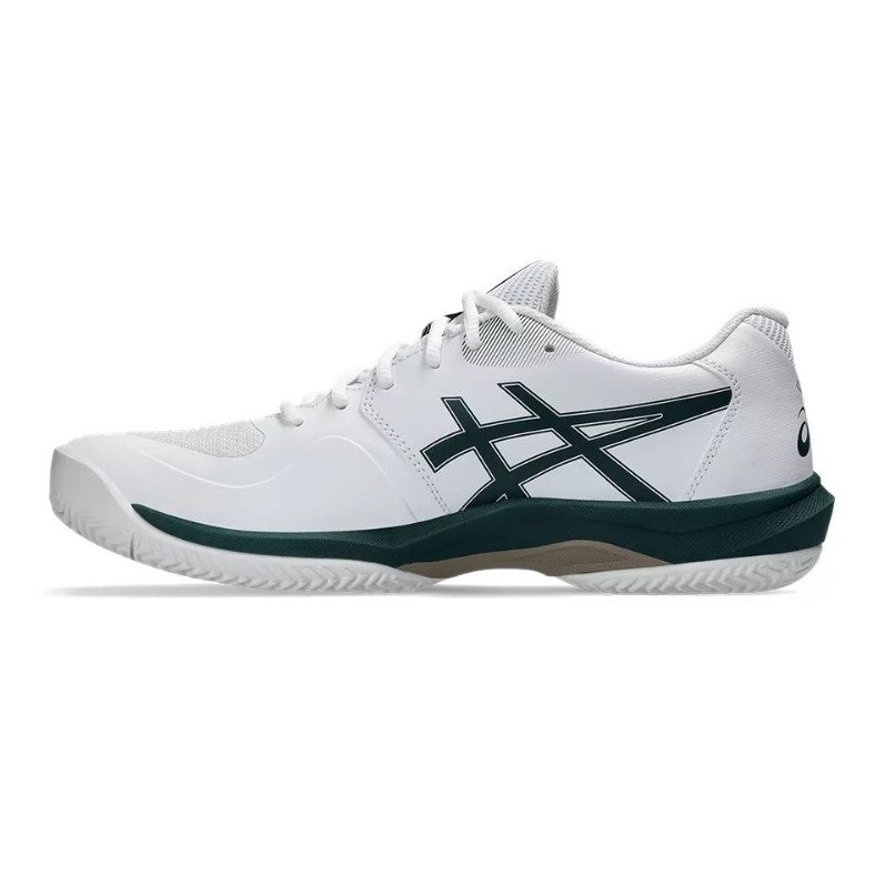 Zapatillas de Pádel de Pádel Asics Game FF Clay Blanco Verde Saxon