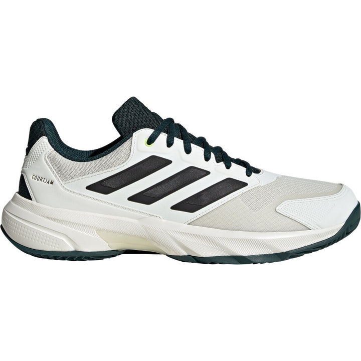 Zapatillas de Pádel de Pádel Adidas CourtJam Control Clay Blanco Negro Verde