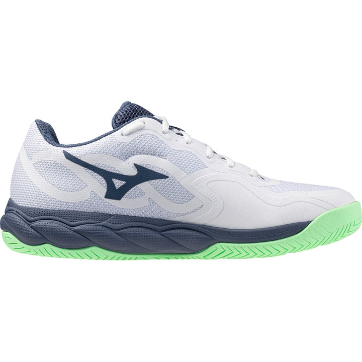 Zapatillas de Pádel de Pádel Mizuno Wave Enforce Court Clay Blanco Verde Azul