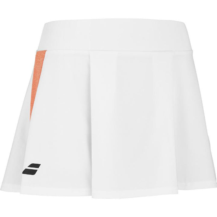 Falda Babolat Play Blanco Naranja