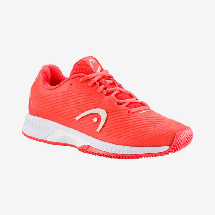 Zapatillas de Pádel de Pádel Head Revolt Pro 4.0 Clay Coral Blanco Mujer