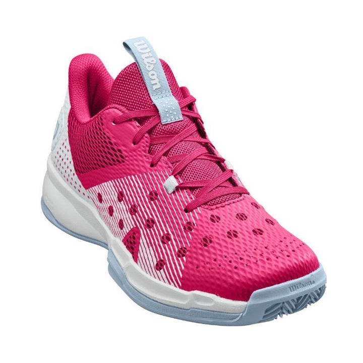 Zapatillas de Pádel de Pádel Wilson Hurakn Team Rosa Blanco Mujer