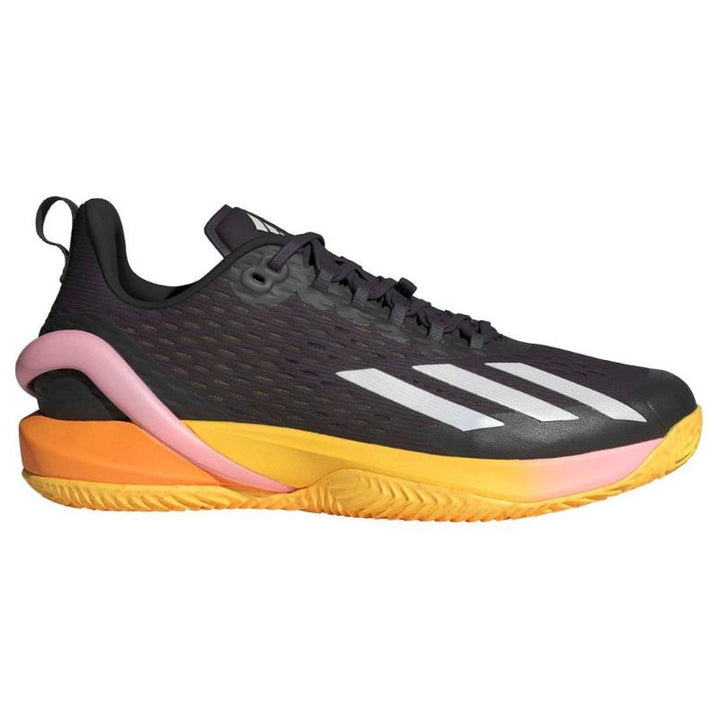 Zapatillas de Pádel de Pádel Adidas Adizero Cybersonic Negro Plata Naranja