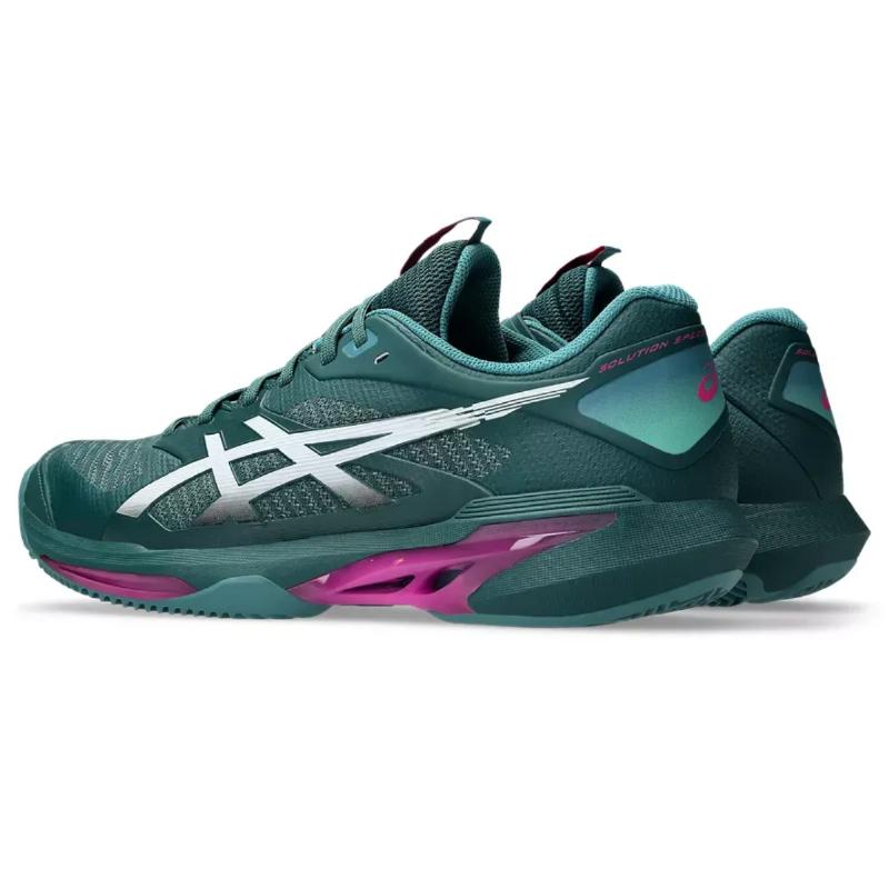 Zapatillas de Padel Asics Solution Speed FF 4 Clay Azul Oscuro Blanco