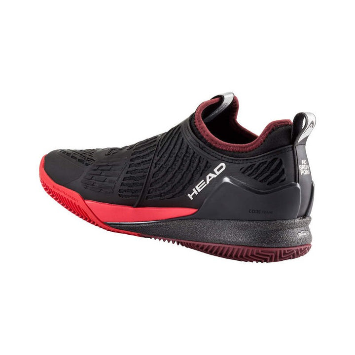Zapatillas de Padel Head Endure Pro BOA Clay Negro Rojo