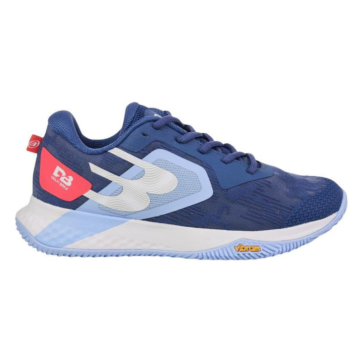 Zapatillas de Padel Bullpadel Delfi Brea Vertex Vibram 25I Azul Oscuro Mujer