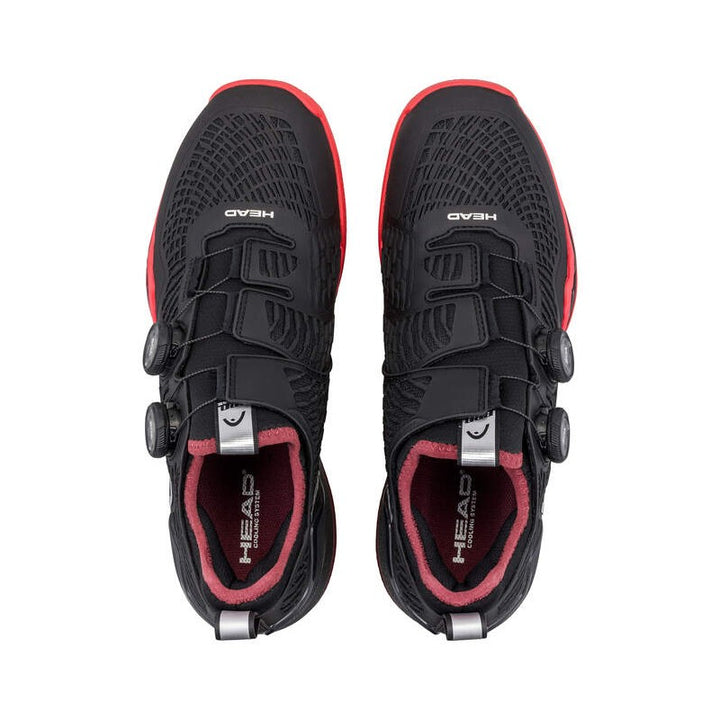 Zapatillas de Padel Head Endure Pro BOA Clay Negro Rojo
