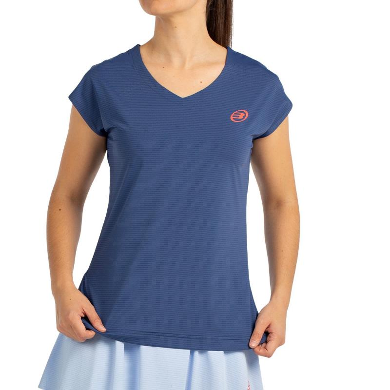 Camiseta Bullpadel Covelo Azul Sombra