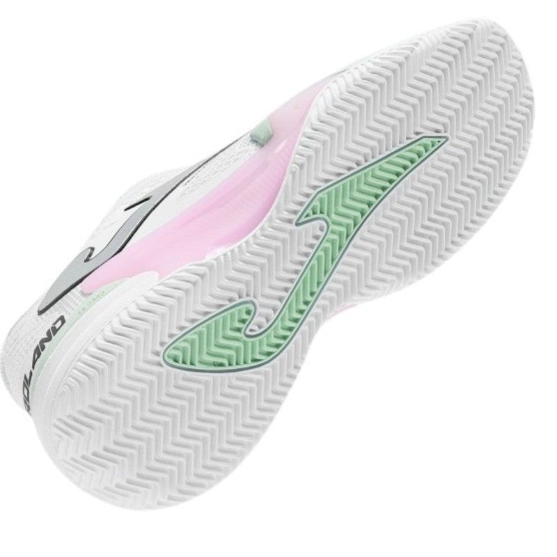 Zapatillas de Pádel de Pádel Joma Roland 2602 Blanco Rosa Mujer
