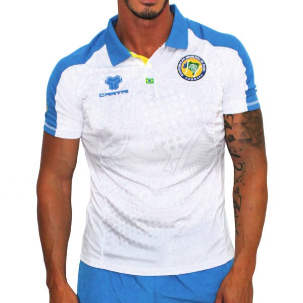 Polo Cartri Brasil Fabio Blanco Azul